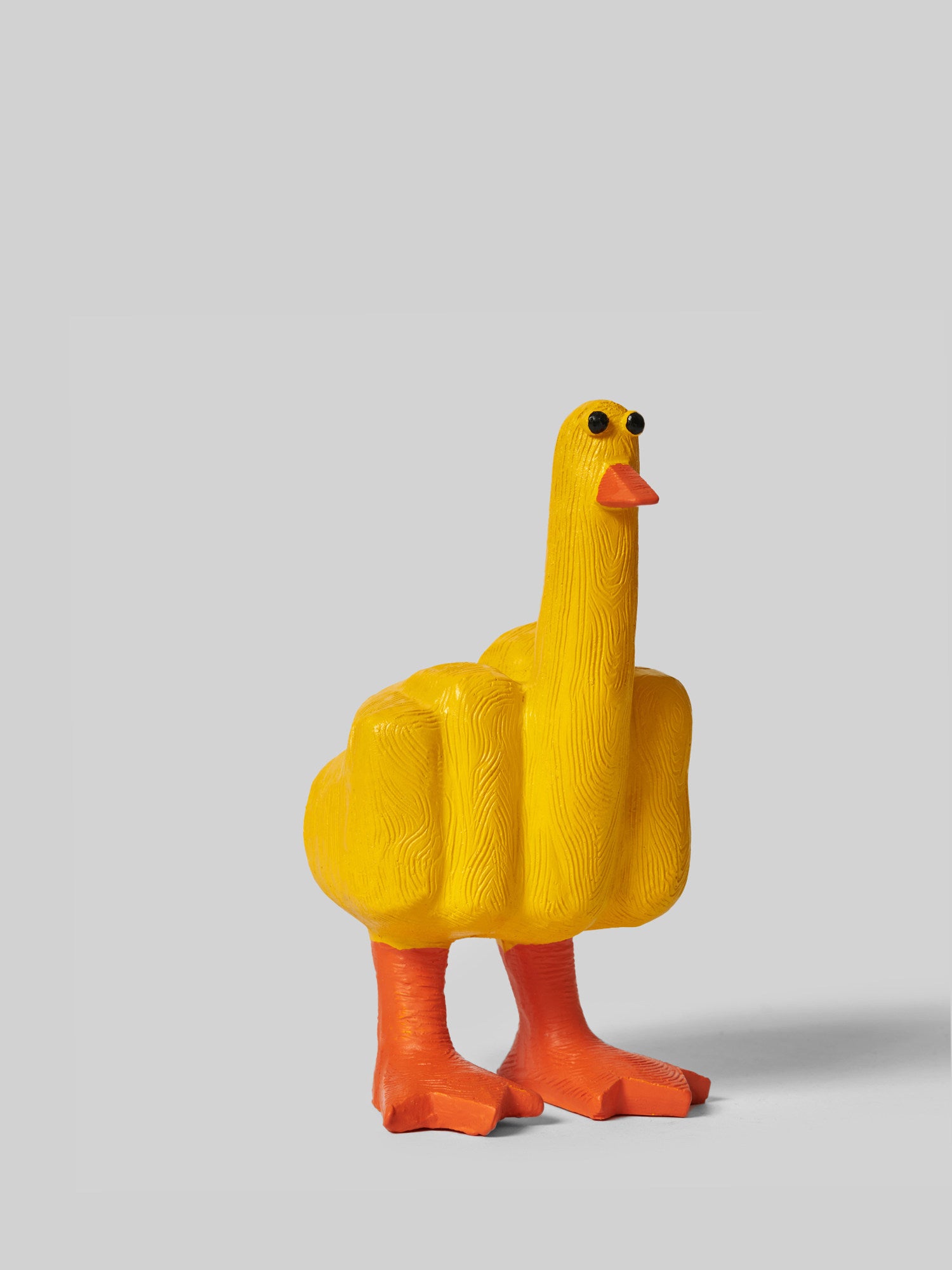 COSPACKBAG's "Duck, I've Grown the Middle Finger" Creative Resin Desktop Ornament - A Funny Gift