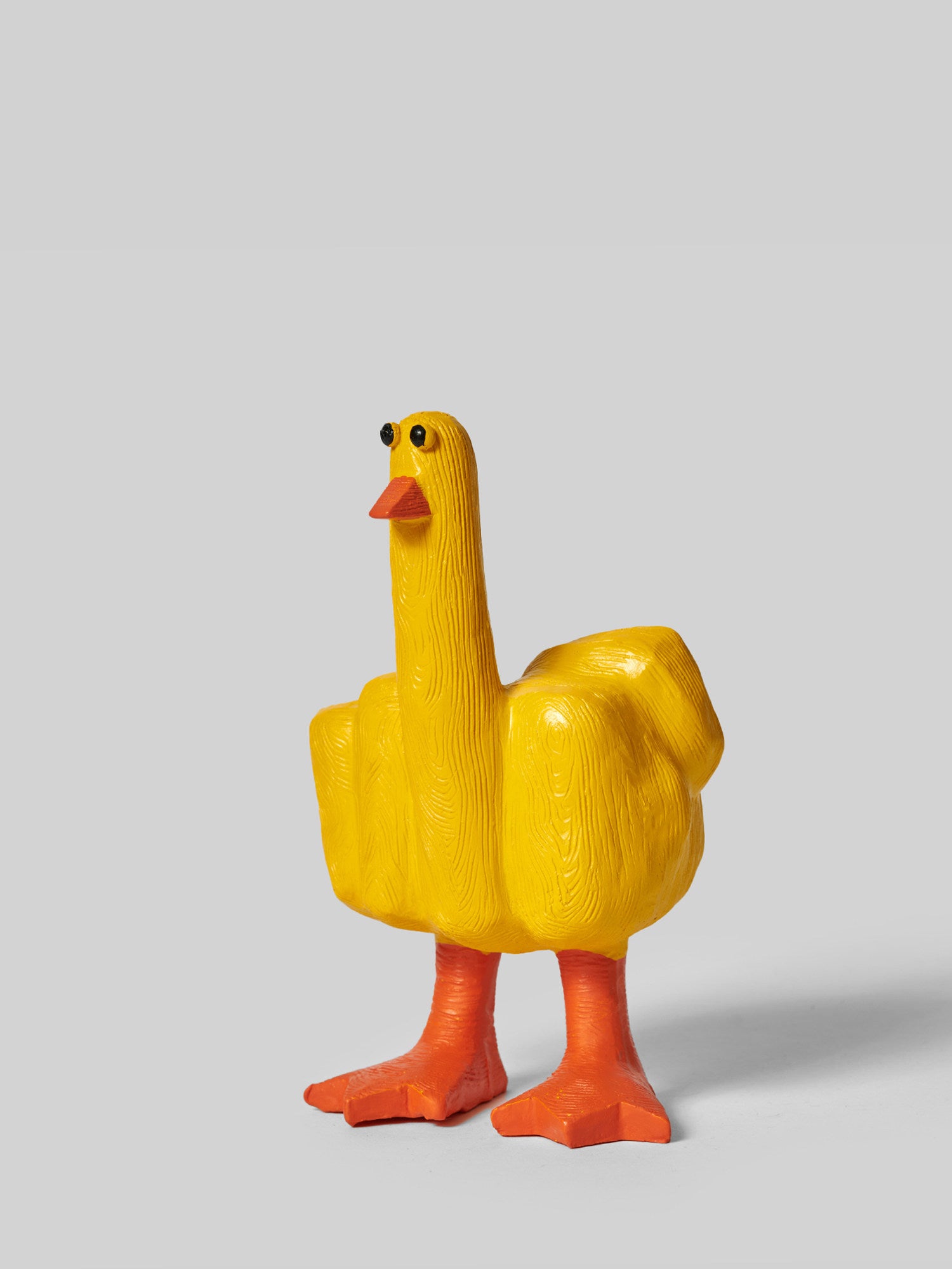 COSPACKBAG's "Duck, I've Grown the Middle Finger" Creative Resin Desktop Ornament - A Funny Gift