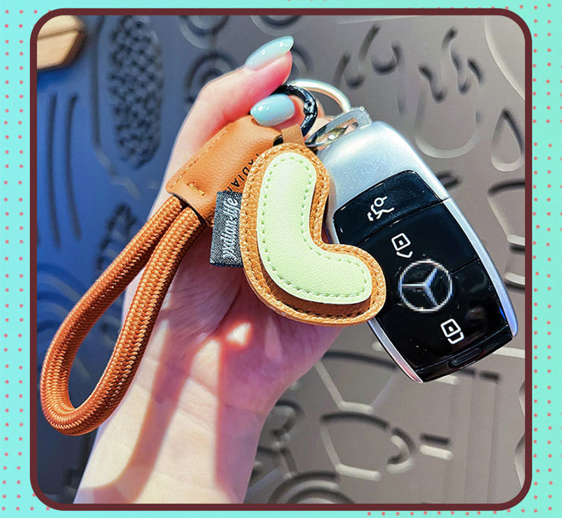 Cute PU Leather 26 Letter Keychain Pendant – Personalized Backpack Charm Gift for Girls