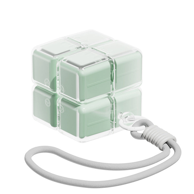 Pill Box with Lanyard Portable Medicine Dispensing Box Sealed Pill Storage Box Dispenser 7 Days a Week
