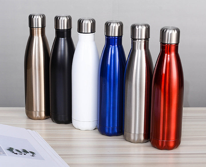 Small-mouth cola bottle stainless steel insulated cup portable sports water bottle
