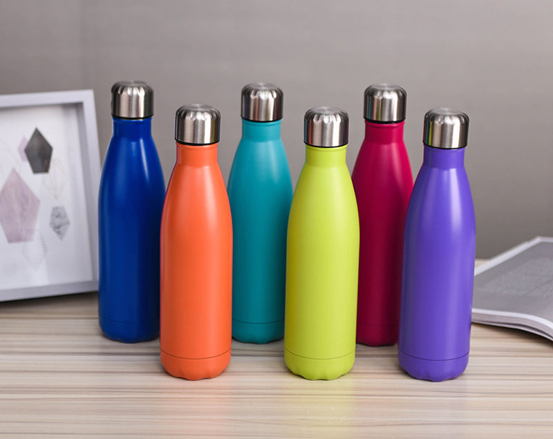 Small-mouth cola bottle stainless steel insulated cup portable sports water bottle