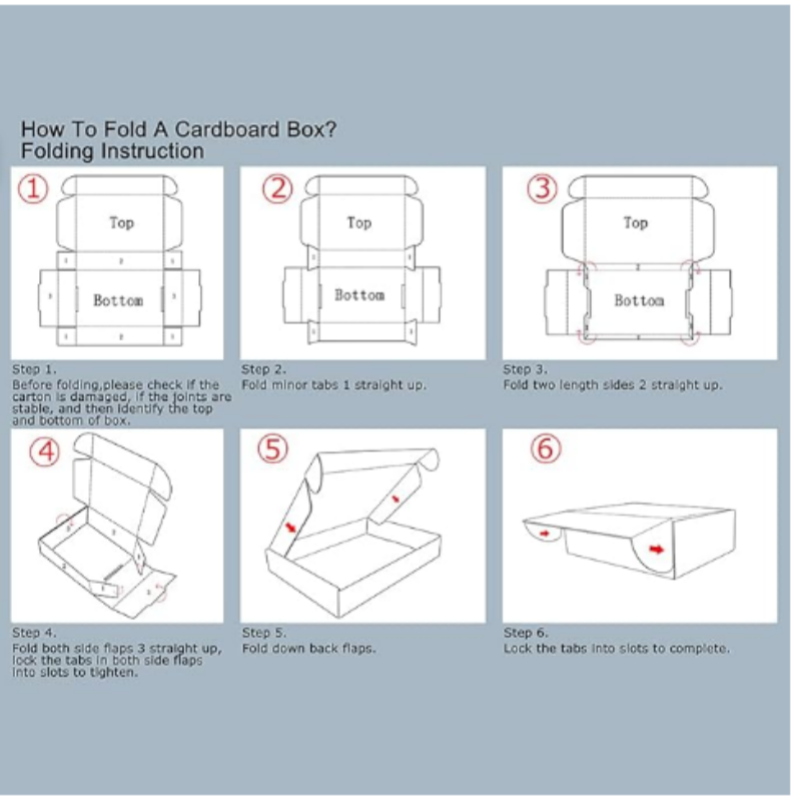 100pcs Corrugated Mailer Box | Eco Durable Packaging | Sinicline