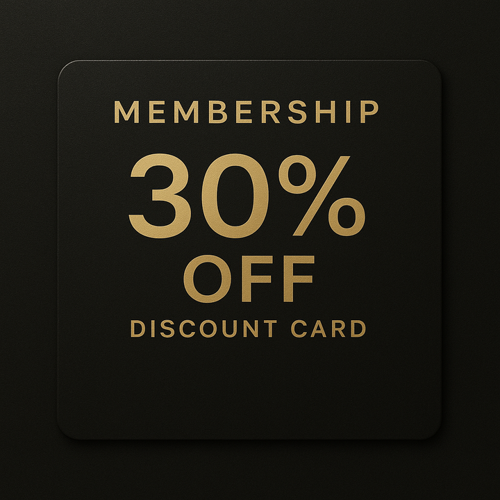 Membership Discount Card – Exclusive 30% Off On In-Stock Products Only