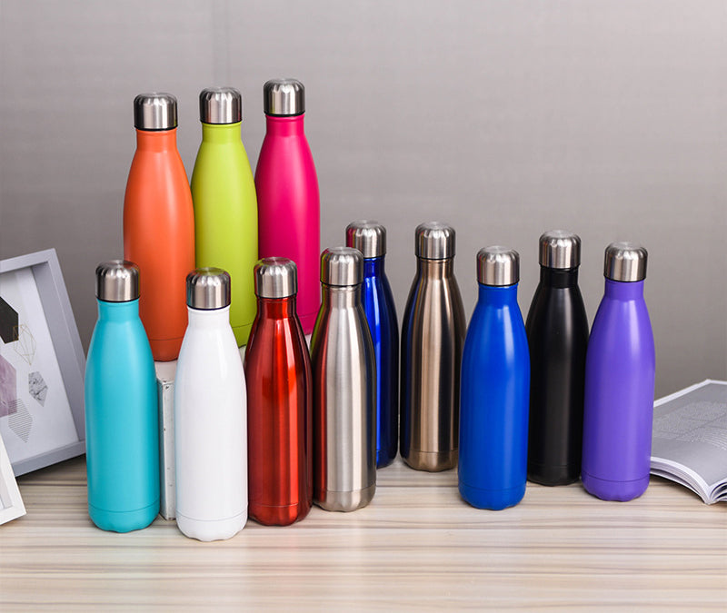 Small-mouth cola bottle stainless steel insulated cup portable sports water bottle