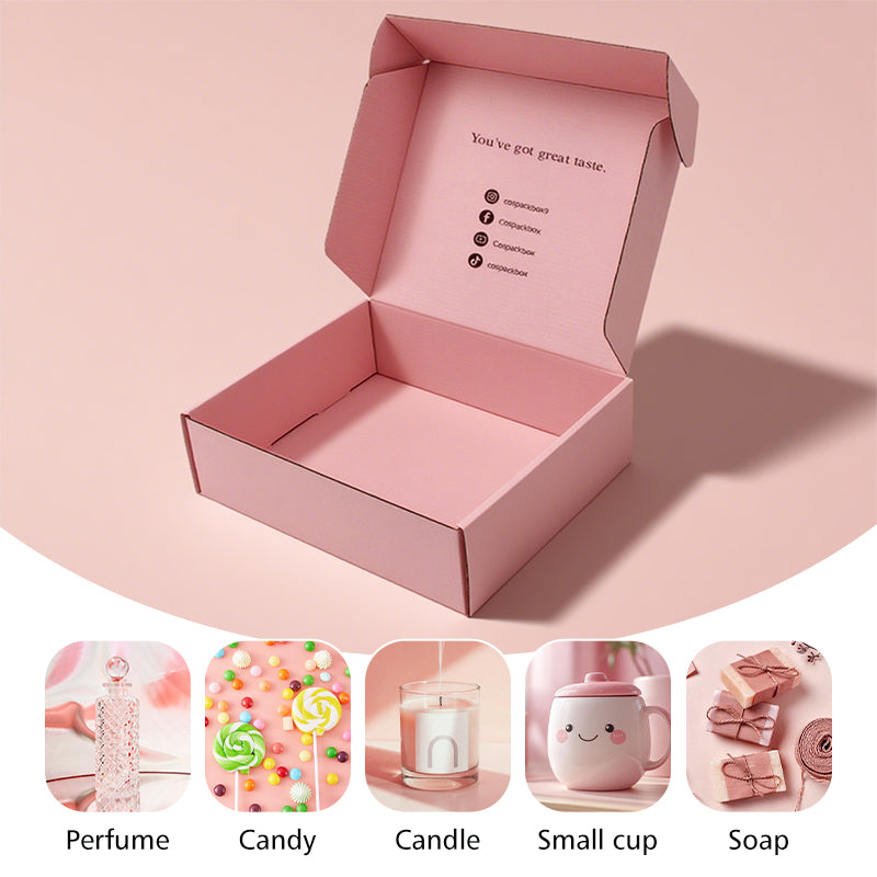 100pcs Corrugated Mailer Box | Eco Durable Packaging | Sinicline