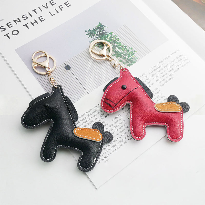 Leather Pony Keychain | Stylish Compact Accessory | Perfect for Value Adding Bundles | Sinicline