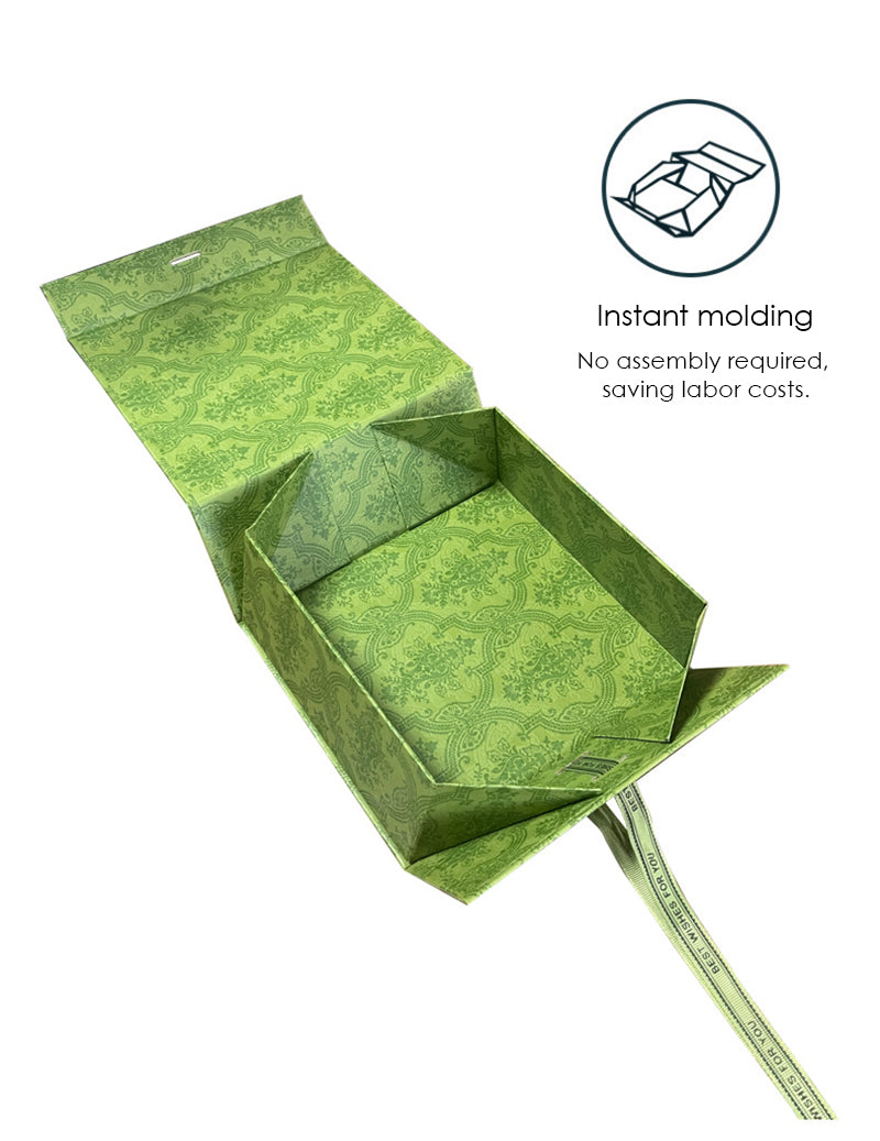 Folding gift box with fertile flowers-Limited-time discount, limited quantity available.