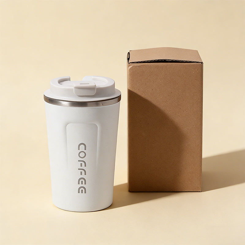 360ml Stainless Steel Coffee Mug|Leak-Proof Travel Thermos & Insulated Flask