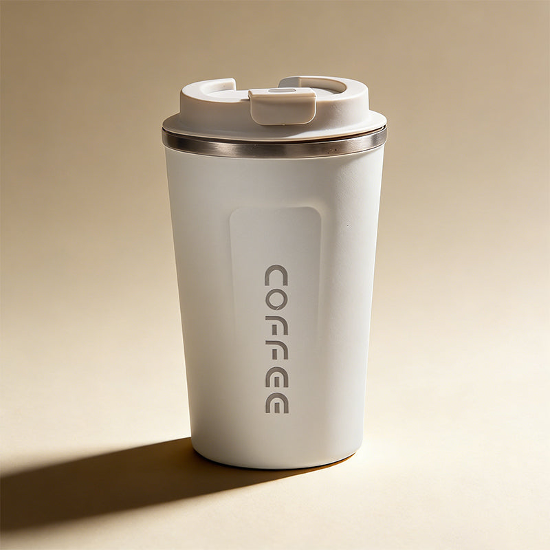 360ml Stainless Steel Coffee Mug|Leak-Proof Travel Thermos & Insulated Flask
