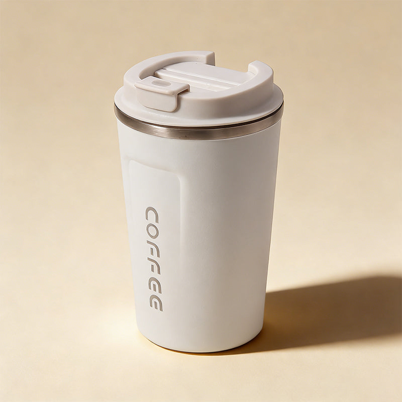 360ml Stainless Steel Coffee Mug|Leak-Proof Travel Thermos & Insulated Flask