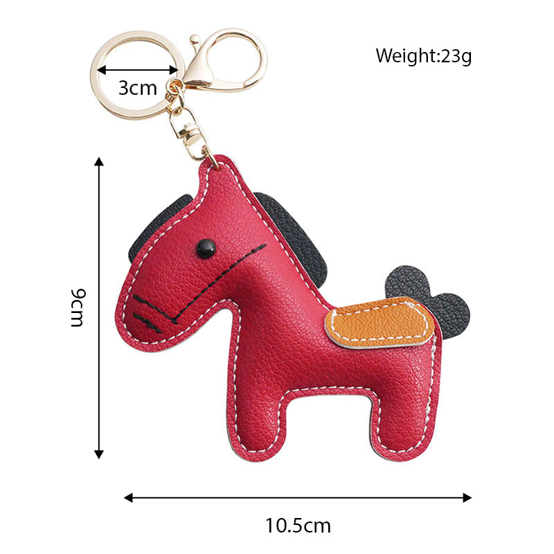 Leather Pony Keychain | Stylish Compact Accessory | Perfect for Value Adding Bundles | Sinicline