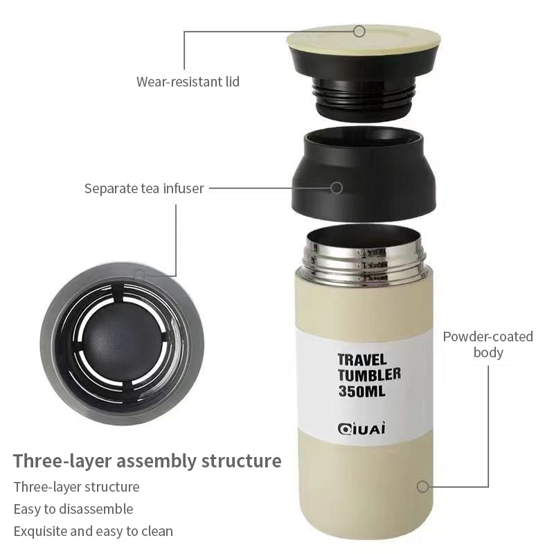 Stainless Outdoor Car Portable Handheld Coffee Thermos
