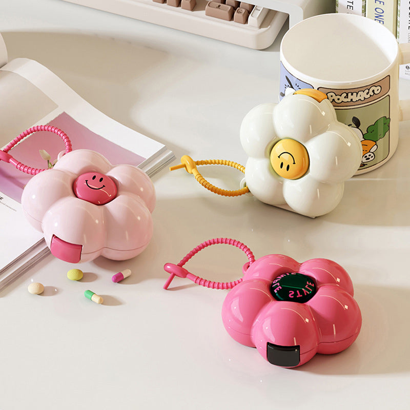 Portable Pill Box Multifunction And Necklace And Ring Storage Box