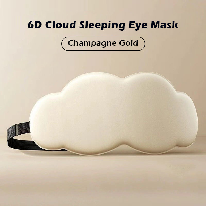 6D Cloud Eye Mask Light-Blocking Sleep Mask – 6D Bionic W-Shaped Nose Design for Zero Light Leakage & Cloud-Like Comfort – Sinicline