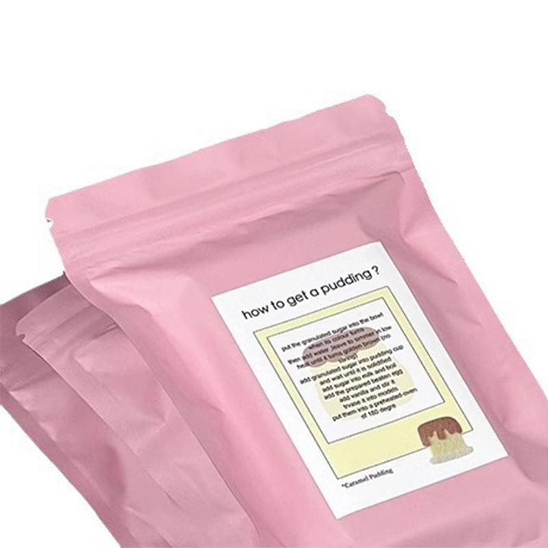 Matte frosted slip-locking bag packaging material, thickened small card gift packaging bag