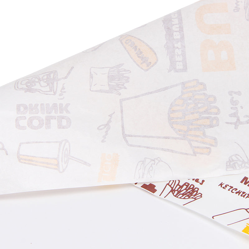 100pcs Fast Food Oil Proof Paper | Reliable Quality | Sinicline