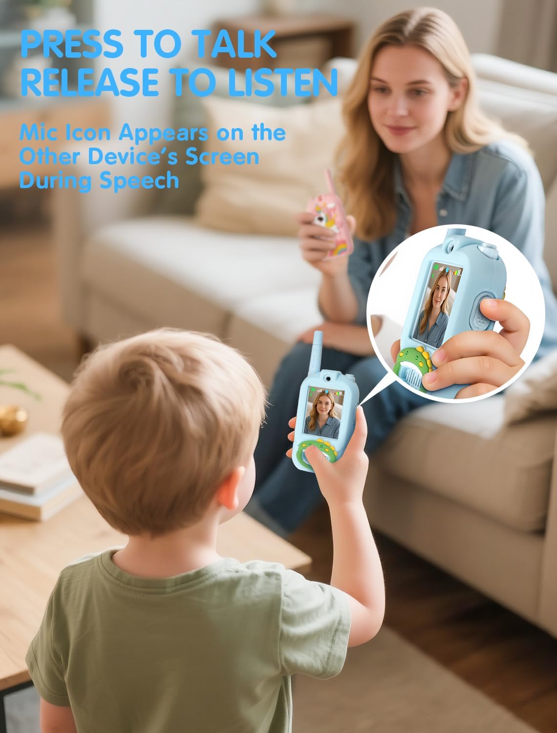 🌲Christmas clearance sale, only $9.90！🌲Walkie Talkie for Kids with Video