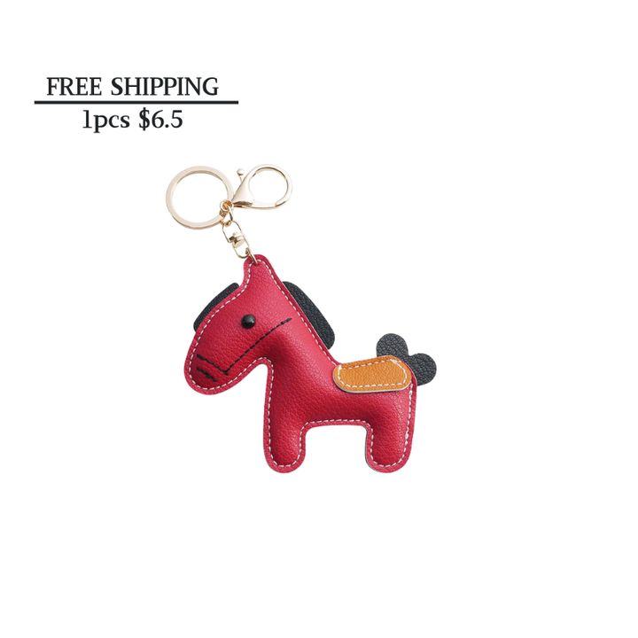 Leather Pony Keychain | Stylish Compact Accessory | Perfect for Value Adding Bundles | Sinicline