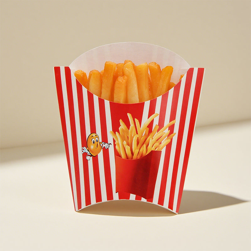 100pcs French Fried Box | Eco Friendly Sturdy Snack Packaging | Reliable Quality | Sinicline
