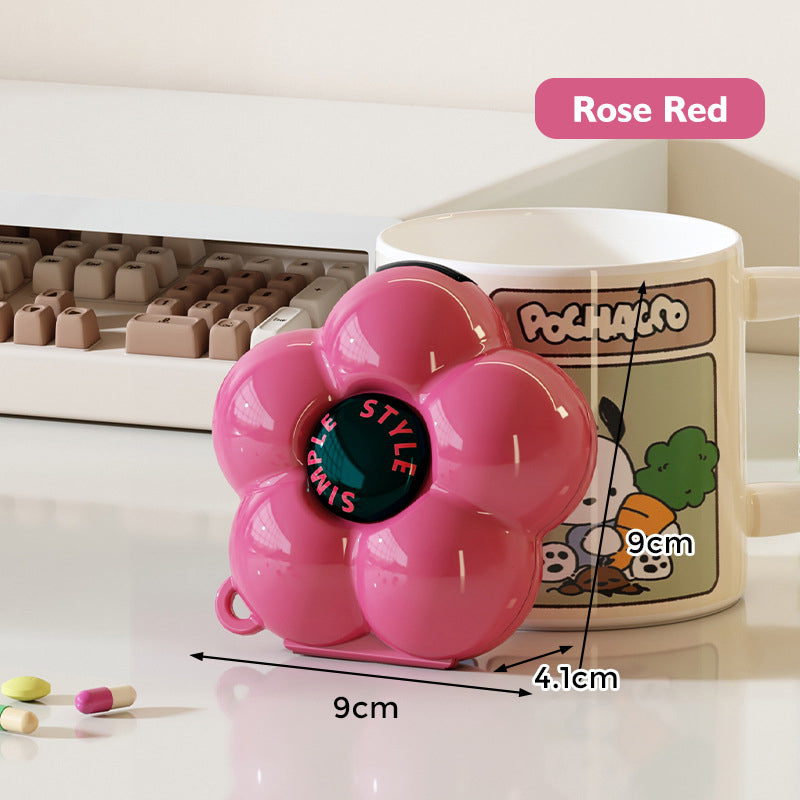 Portable Pill Box Multifunction And Necklace And Ring Storage Box