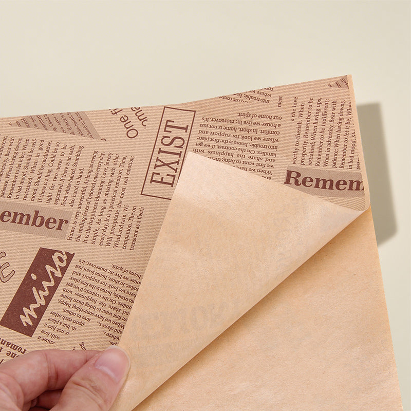 100pcs Fast Food Oil Proof Paper | Tear Resistant Grease Proof | Sinicline