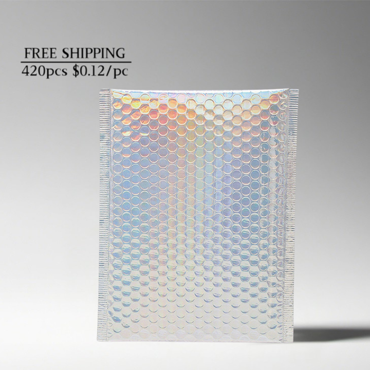 420pcs Holographic Bubble Mailer | Ready Stock Protective Bag | Sinicline