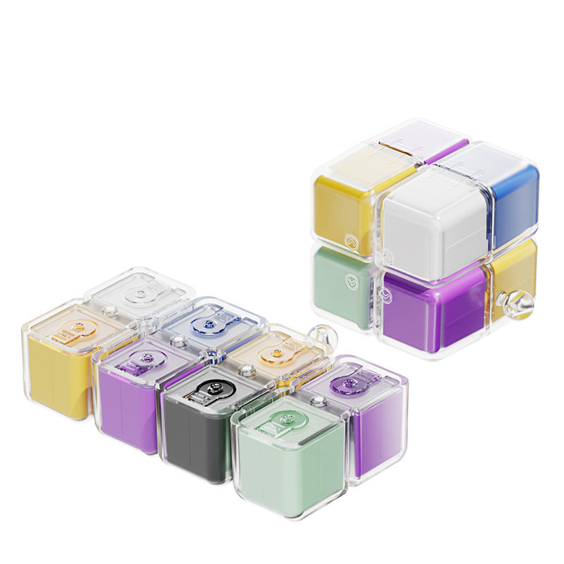 Pill Box with Lanyard Portable Medicine Dispensing Box Sealed Pill Storage Box Dispenser 7 Days a Week