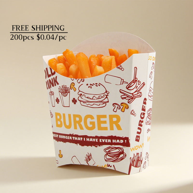 200pcs French Fried Box | Eco Friendly Durable Packaging | Trusted Quality | Sinicline