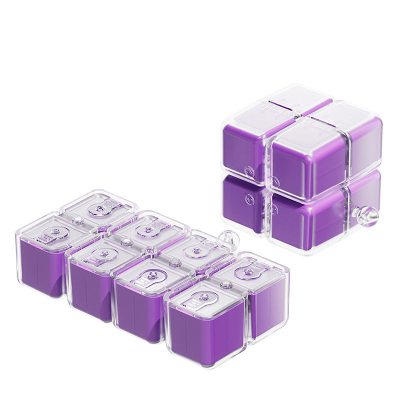 Pill Box with Lanyard Portable Medicine Dispensing Box Sealed Pill Storage Box Dispenser 7 Days a Week