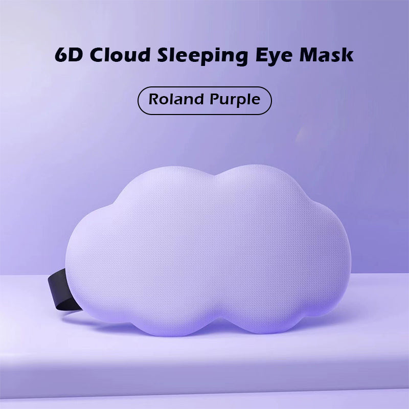 6D Cloud Eye Mask Light-Blocking Sleep Mask – 6D Bionic W-Shaped Nose Design for Zero Light Leakage & Cloud-Like Comfort – Sinicline