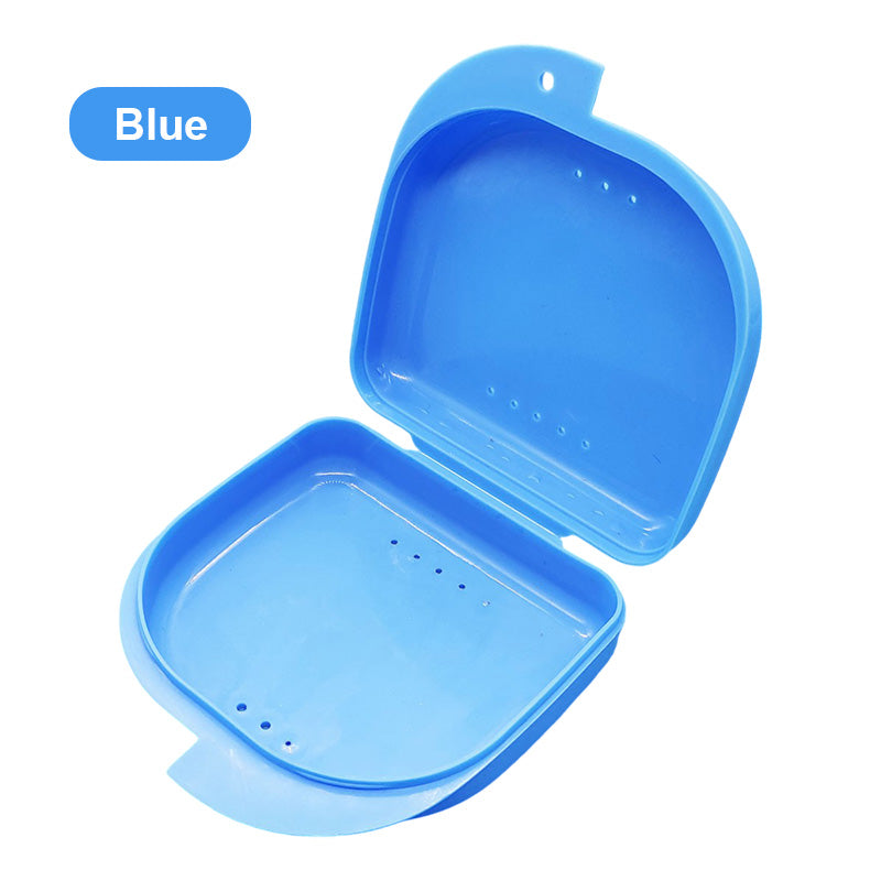 blue dental aligner case