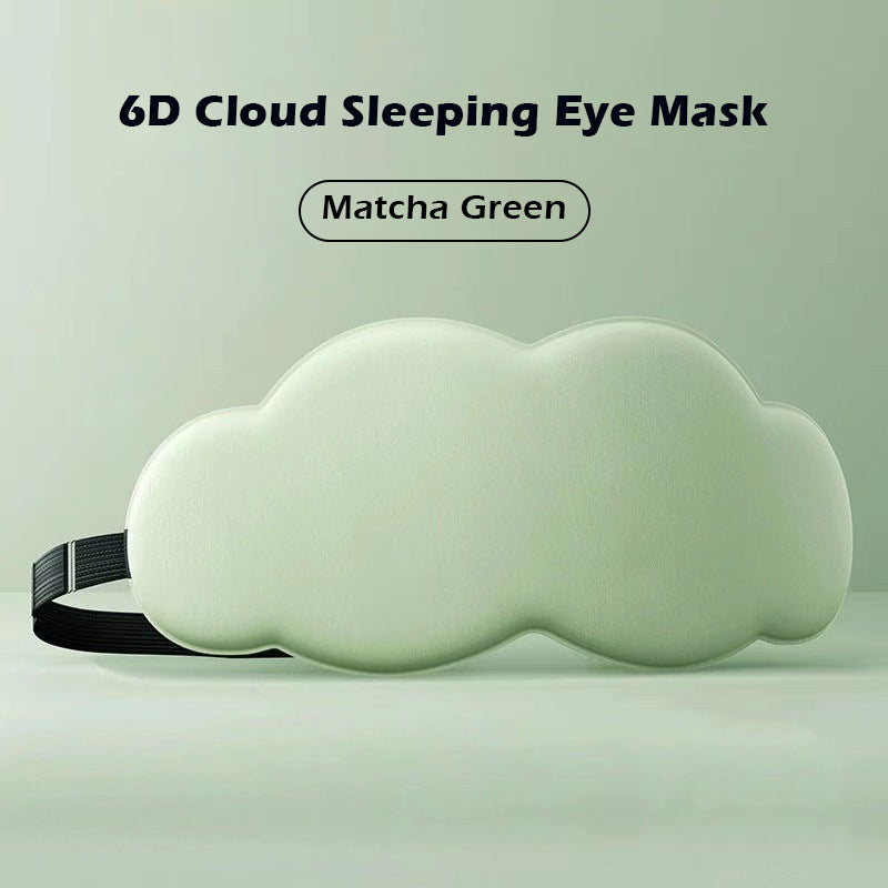6D Cloud Eye Mask Light-Blocking Sleep Mask – 6D Bionic W-Shaped Nose Design for Zero Light Leakage & Cloud-Like Comfort – Sinicline
