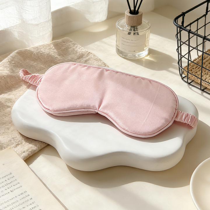 Luxury Pure Organic Mulberry Silk Eye Mask Soft Relax Travel Sleep Blindfold