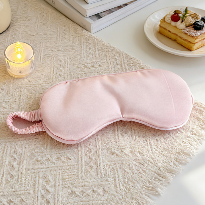 Luxury Pure Organic Mulberry Silk Eye Mask Soft Relax Travel Sleep Blindfold