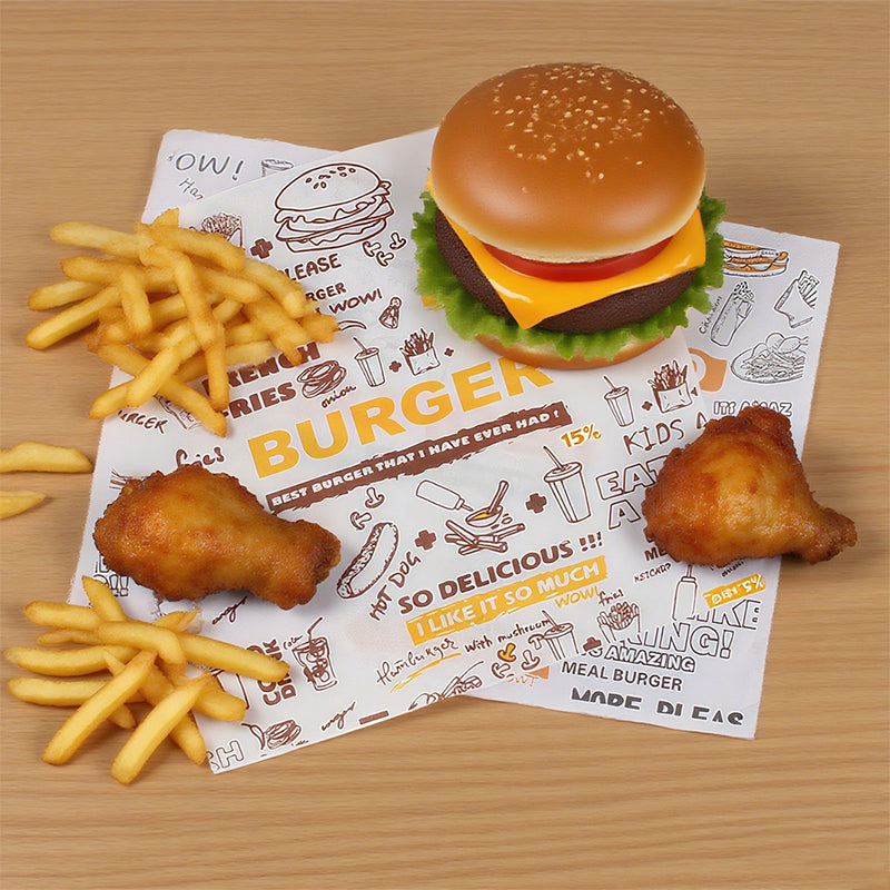 100pcs Fast Food Oil Proof Paper | Reliable Quality | Sinicline
