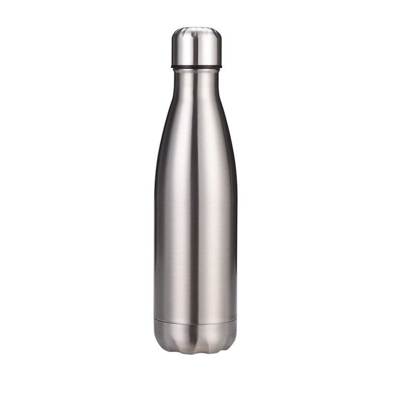 Small-mouth cola bottle stainless steel insulated cup portable sports water bottle
