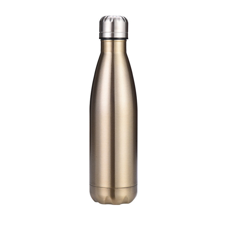 Small-mouth cola bottle stainless steel insulated cup portable sports water bottle