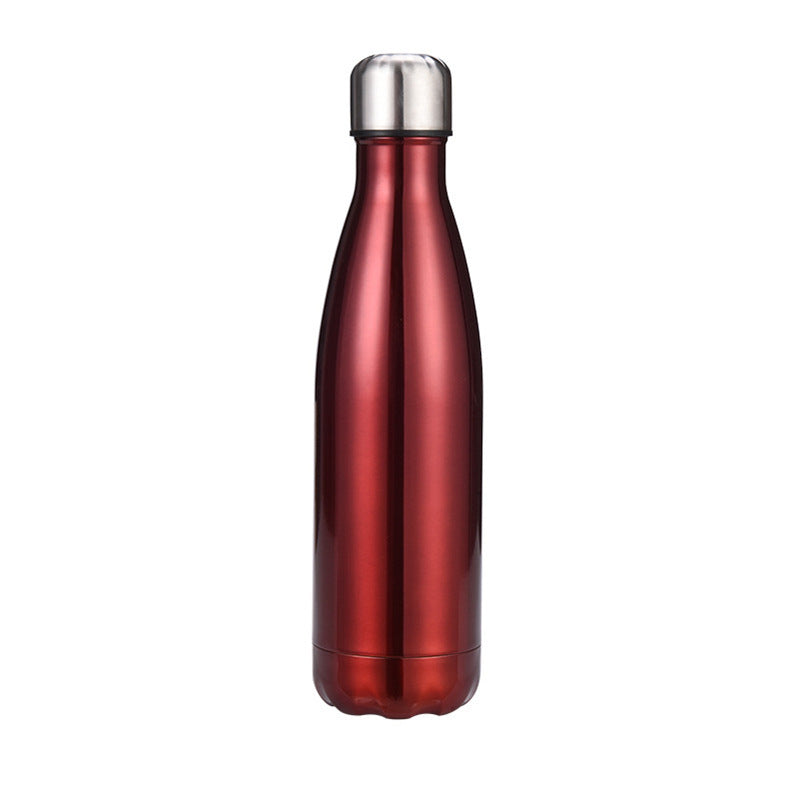 Small-mouth cola bottle stainless steel insulated cup portable sports water bottle