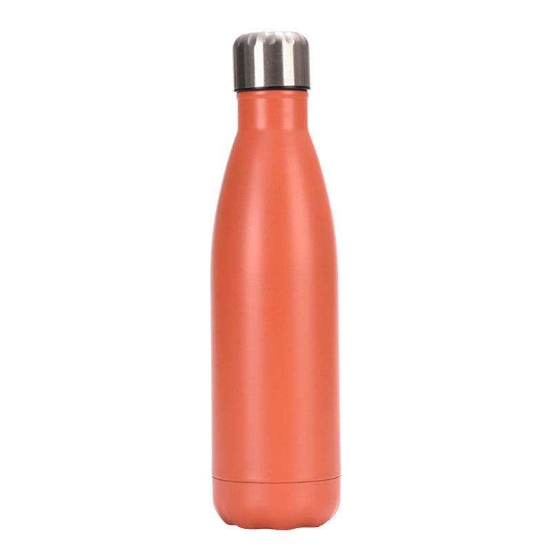 Small-mouth cola bottle stainless steel insulated cup portable sports water bottle