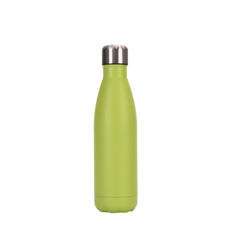 Small-mouth cola bottle stainless steel insulated cup portable sports water bottle