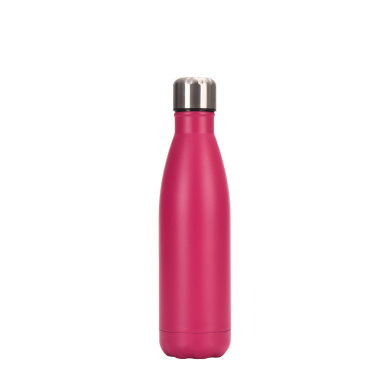Small-mouth cola bottle stainless steel insulated cup portable sports water bottle