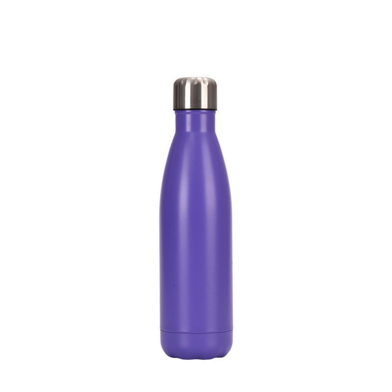 Small-mouth cola bottle stainless steel insulated cup portable sports water bottle