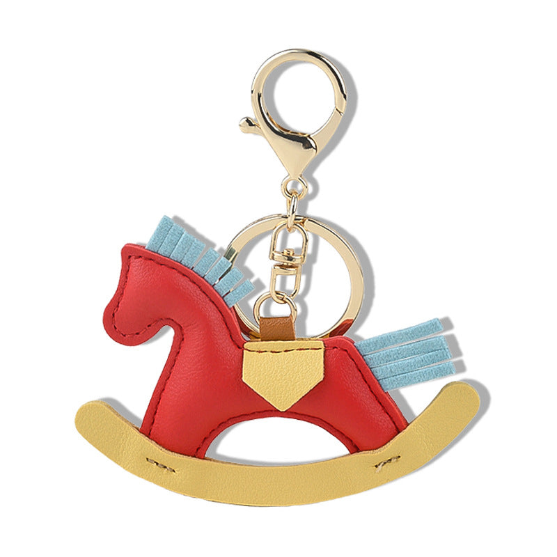 Rattle Horse Leather Keychain Eco Friendly Stylish Design | Sinicline