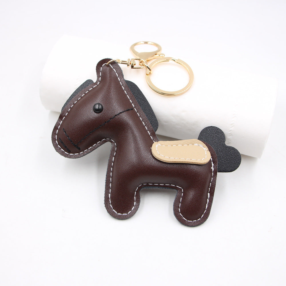 Leather Pony Keychain | Stylish Compact Accessory | Perfect for Value Adding Bundles | Sinicline