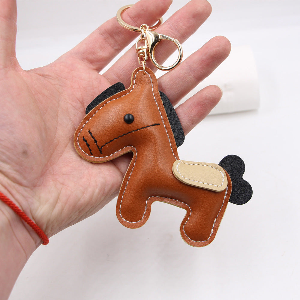 Leather Pony Keychain | Stylish Compact Accessory | Perfect for Value Adding Bundles | Sinicline