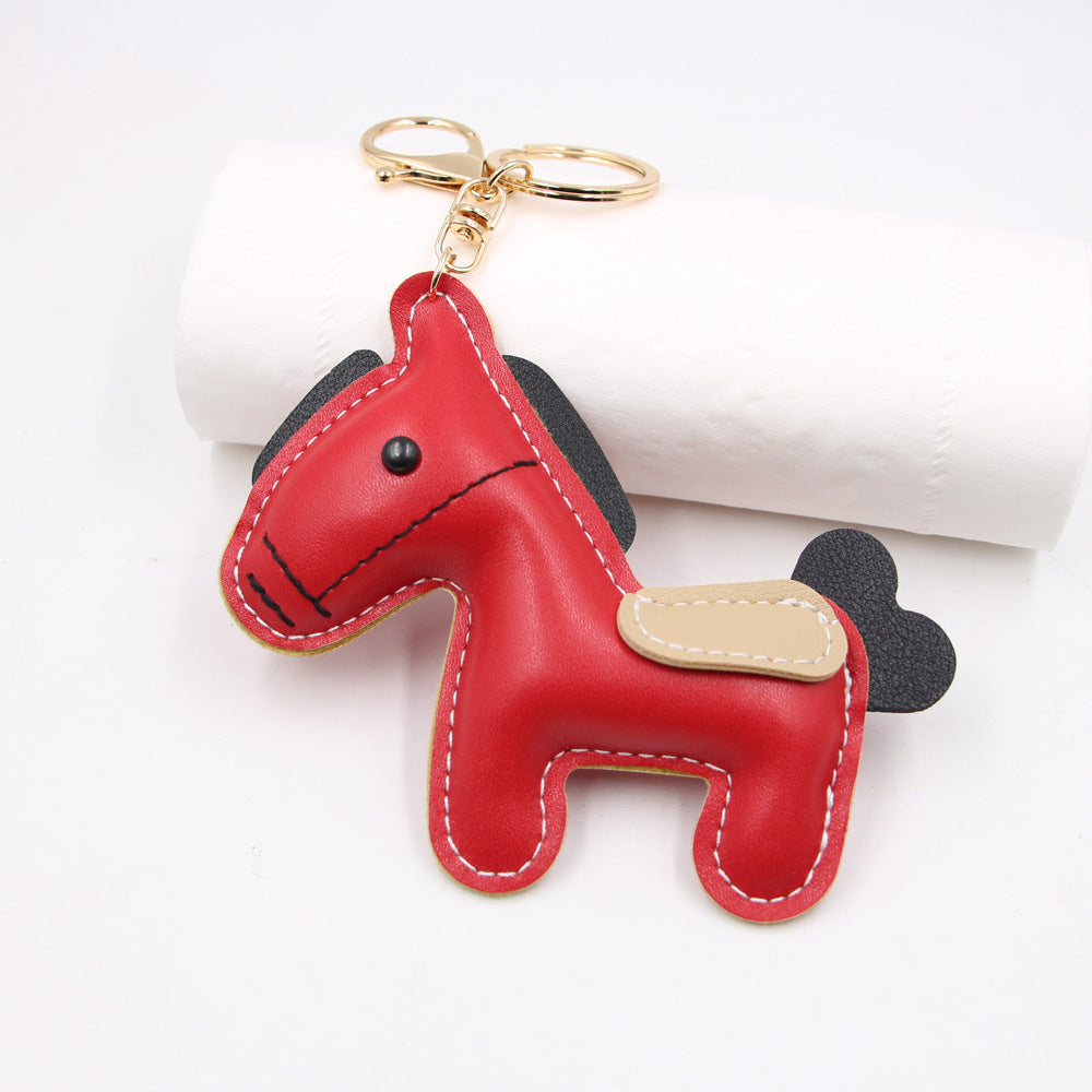 Leather Pony Keychain | Stylish Compact Accessory | Perfect for Value Adding Bundles | Sinicline