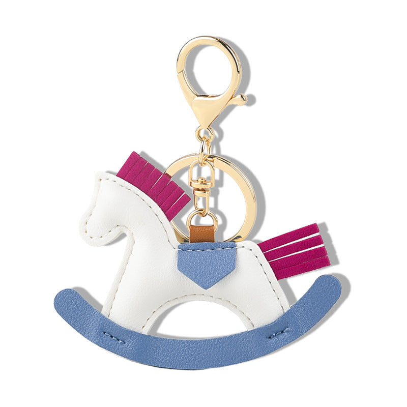 Rattle Horse Leather Keychain Eco Friendly Stylish Design | Sinicline
