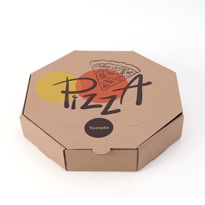 Take Out Container Pizza Corrugated Kraft Keeps Pizza Fresh Box