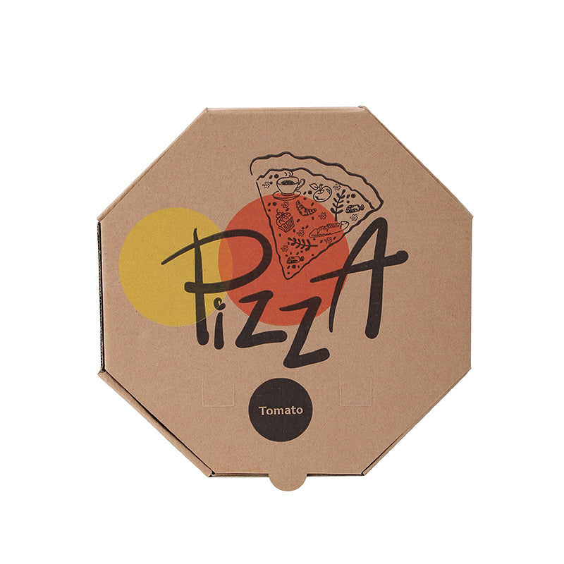 Take Out Container Pizza Corrugated Kraft Keeps Pizza Fresh Box